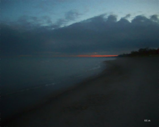 Grand Bend, Lake Huron - Sunrise to the North