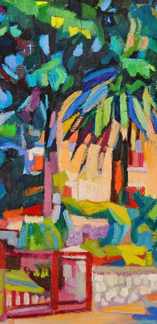 Garden beside the road by Maja Đokić Mihajlović