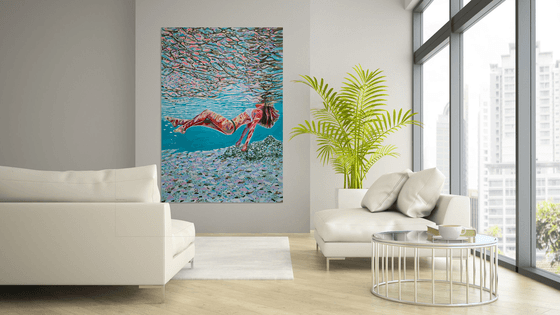 Underwater Turquoise XXL