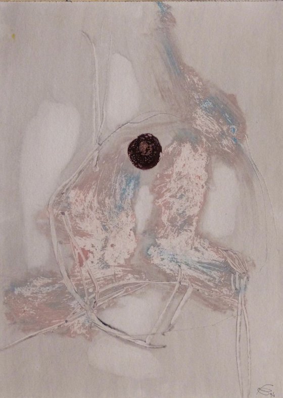 Prolegomena, Acrylic on paper #46, 29x42 cm