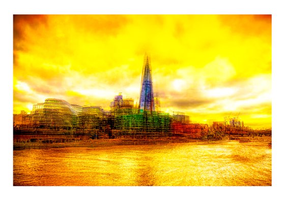 London Views 11. Abstract View of The Shard Limited Edition 1/50 15x10 inch Photographic Print