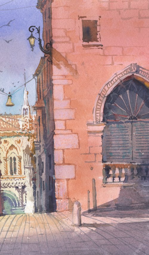 Ancona Italian street by Samira Yanushkova