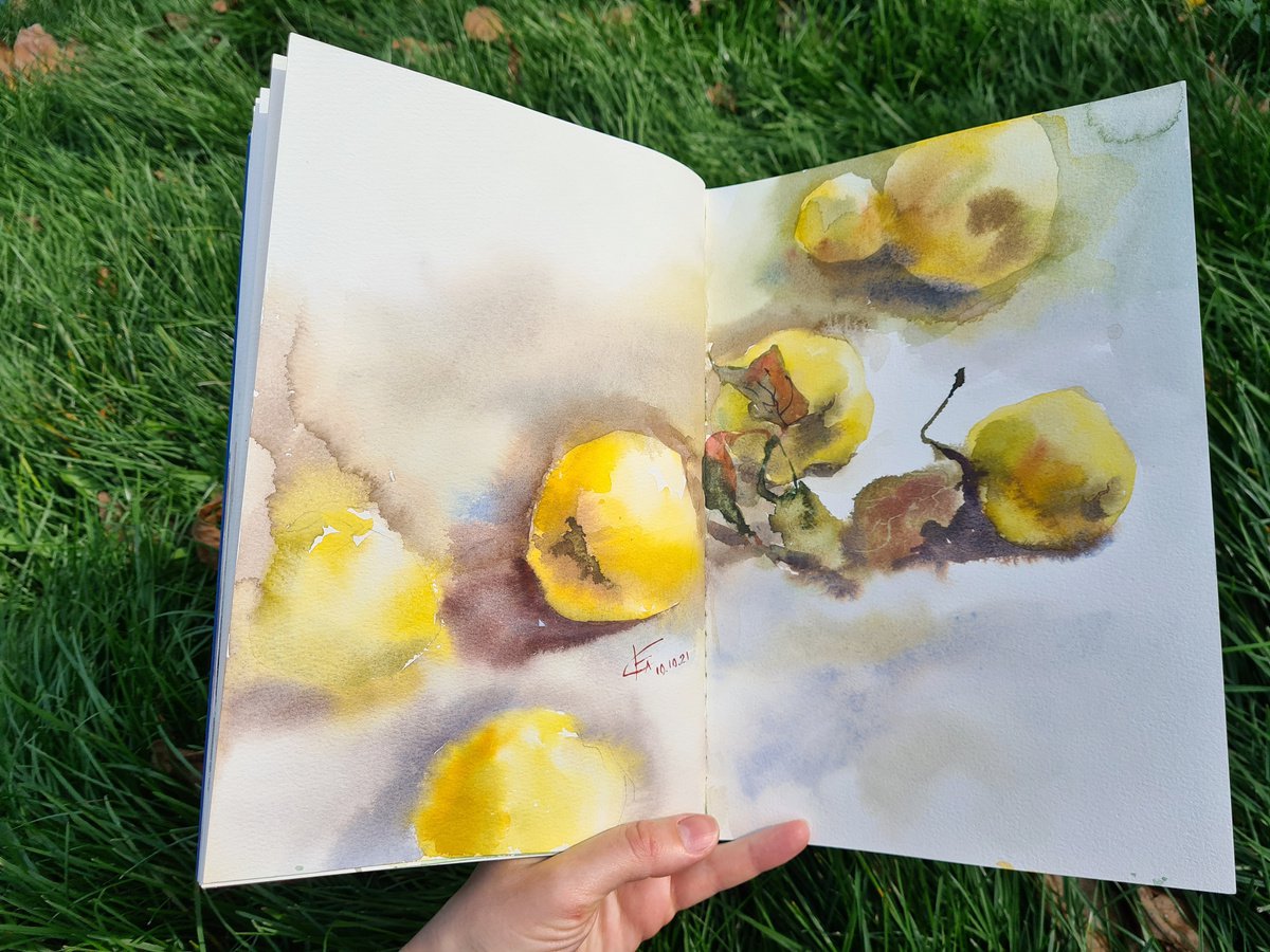 Sketchbook Plein Air. Autumn by Ekaterina Solod
