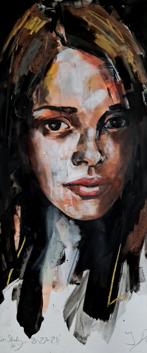 portrait study 8-27-21 by Thomas Donaldson