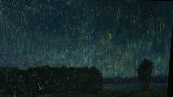 The Deep Night - night painting
