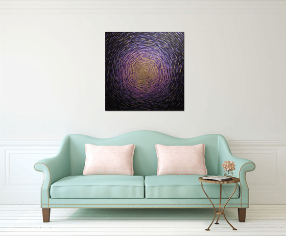 Vast amethyst gold radiance