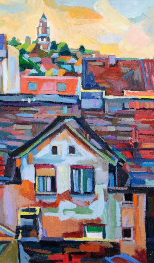Old roofs by Maja Đokić Mihajlović