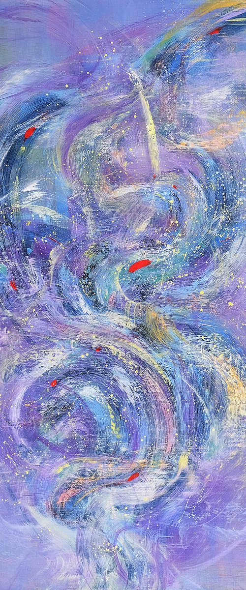 Nebula in Purple by Anna Selina