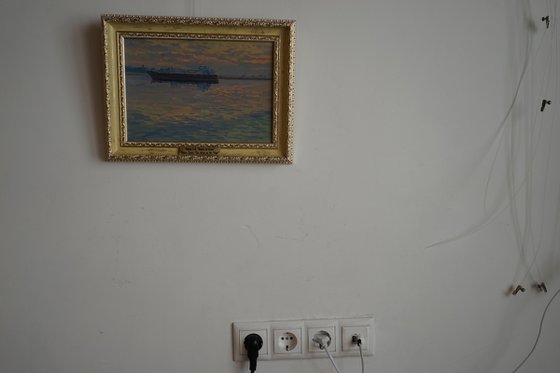 Barge on the Volga