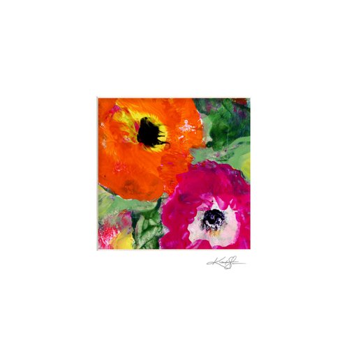 Blooming Magic 182 - Abstract Floral Painting by Kathy Morton Stanion by Kathy Morton Stanion