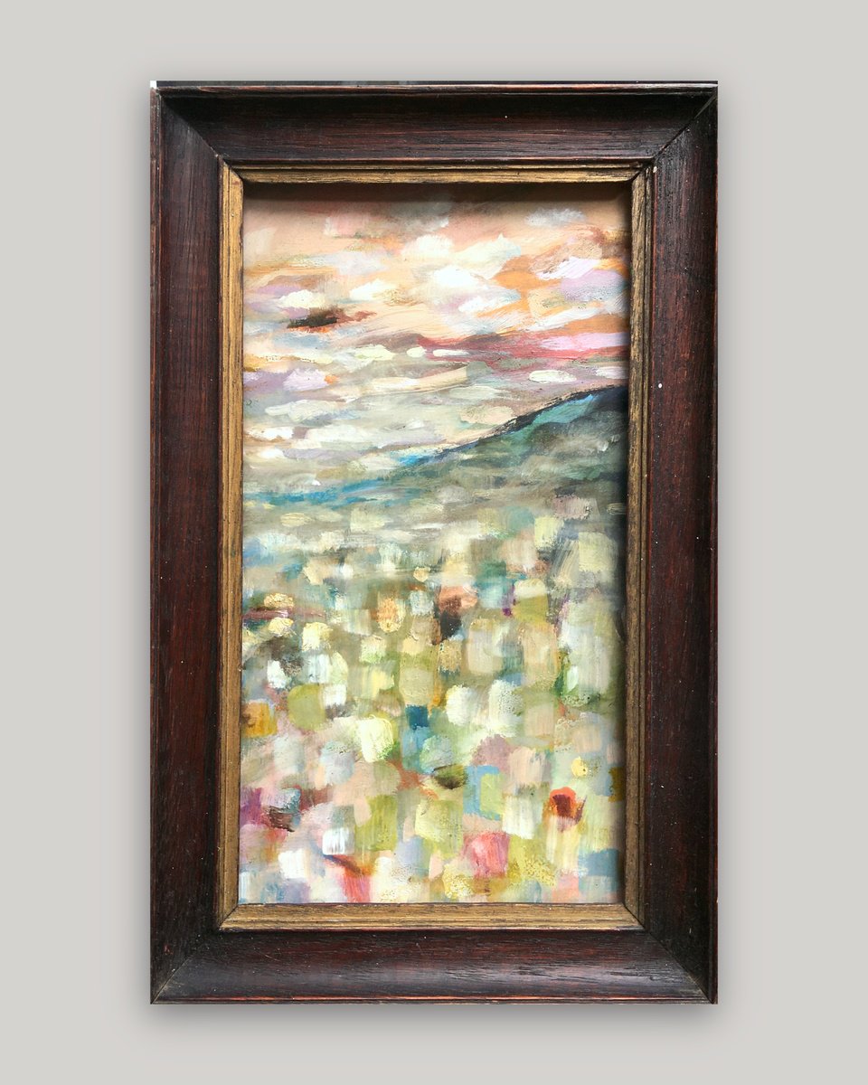 Impressionistic Landscape Oil Painting By Guy Pickford, 11 X 14, Returning Life, Original Artwork