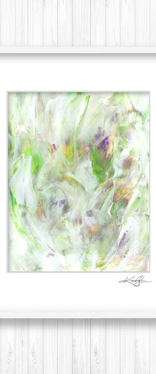 Tranquility Blooms 24 - Flower Painting by Kathy Morton Stanion by Kathy Morton Stanion