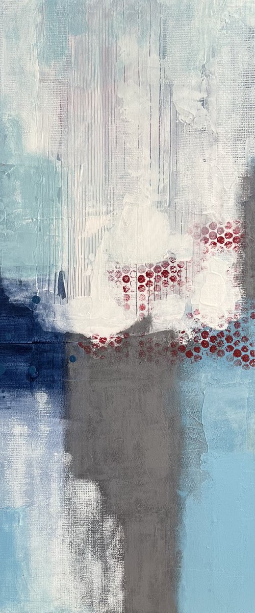 "Lovely Abstract Blue II" by Lisbeth Ascanio
