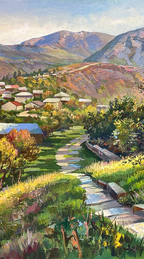 Evening in Khashtarak by Meruzhan Khachatryan