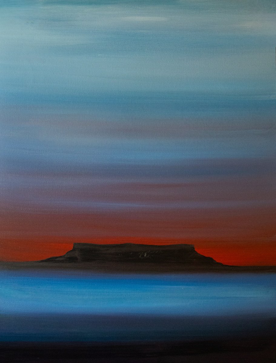 Table Mountain Vi | Mountain Landscape By Cat Goward, 30 X 40, Artwork For Sale On Artfinder