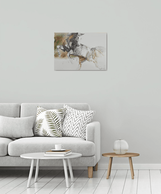 Horse in the run  5 (70x50)