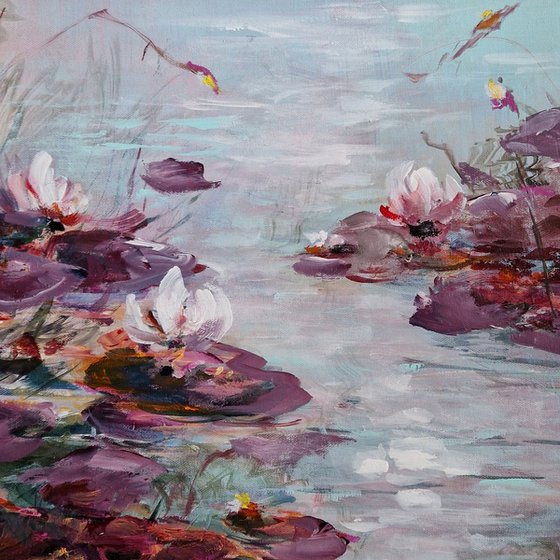 The Purple Lily Pond