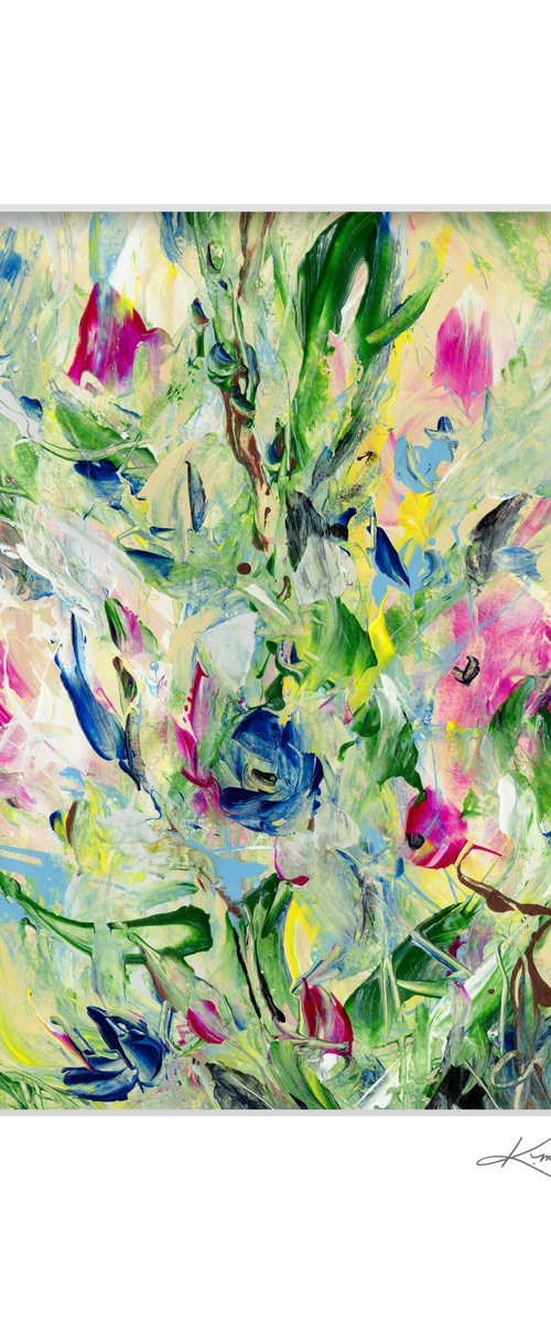 Floral Jubilee 22 - Flower Painting by Kathy Morton Stanion by Kathy Morton Stanion