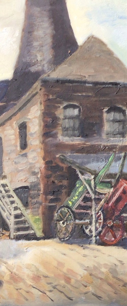 Gladstone pottery, yard by Julian Lovegrove Art