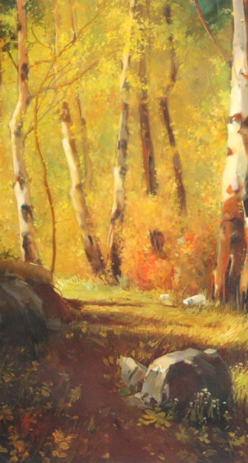 Landscape oil Painting One of a kind Handmade Artwork Realism by Vahe Yeremyan