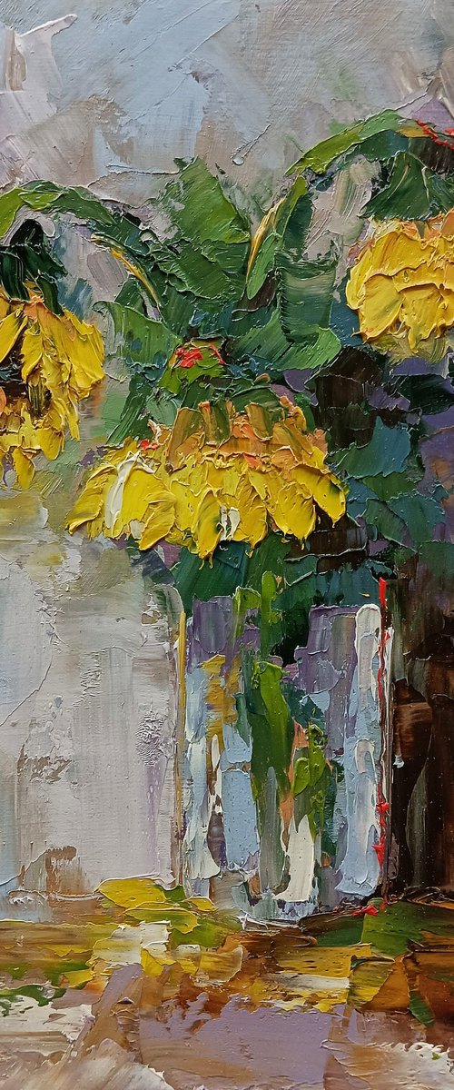 Sunflowers still life by Marinko Šaric