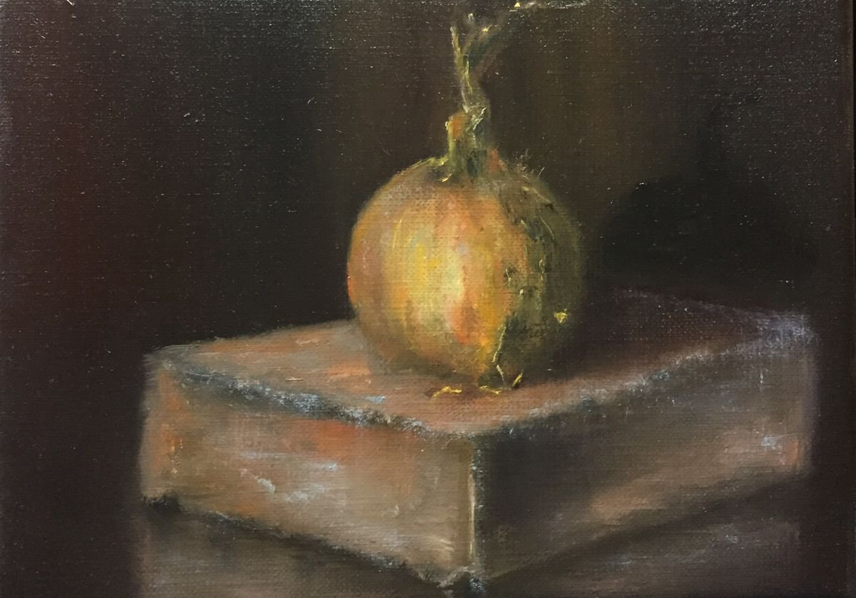 Onion - Still life by Heidi Irene Kainulainen