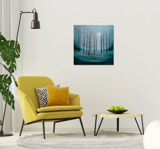 Misty Woodland Blue