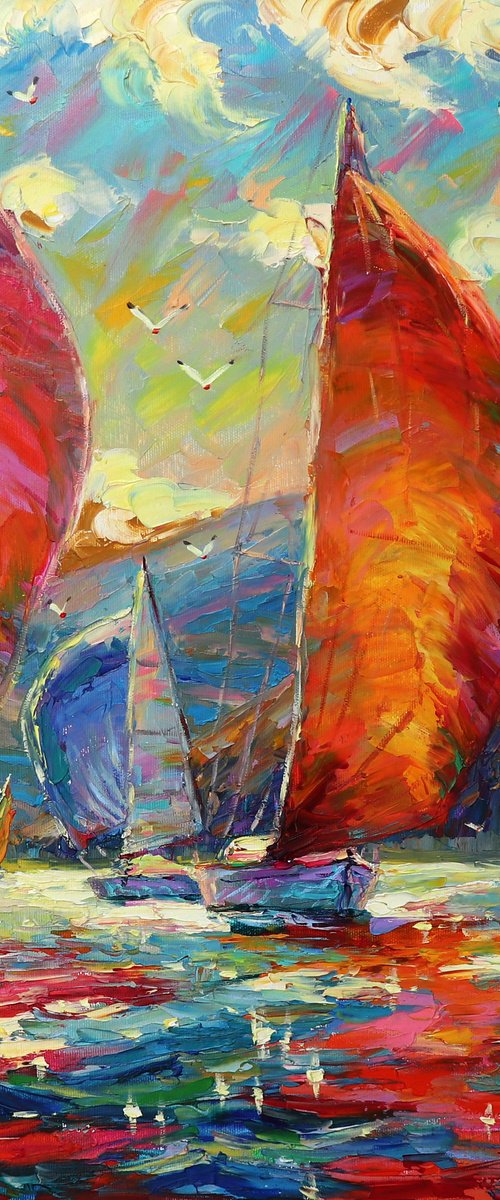 "Morning by the sea" by Evgeny Chernyakovsky
