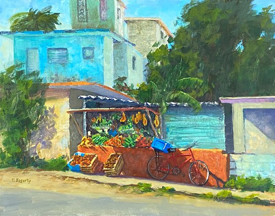 Caribbean Street Vendor