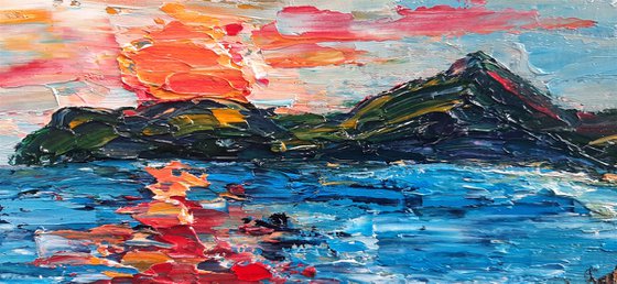 Sunrise over Killiney bay - Dublin Ireland