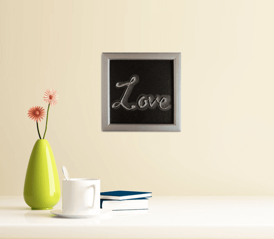 Ready framed gift Love