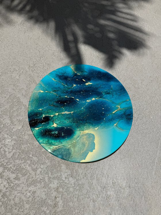 Golden Halo, Blue Depth #1