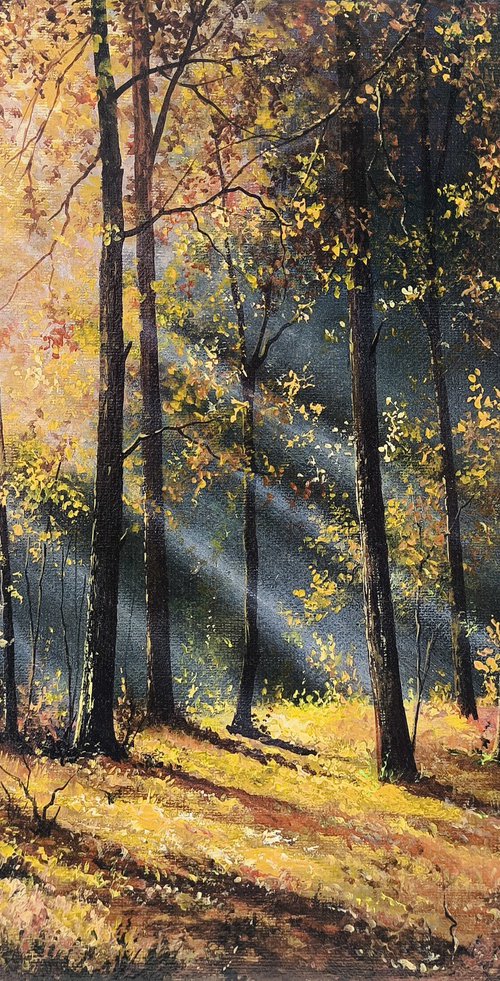 Golden Rays of Autumn by Sergei Miqaielyan