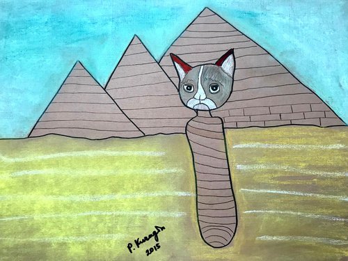 Egypt cat by Pavel Kuragin