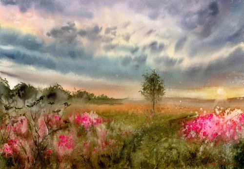 Landscape painting by Tetiana Koda