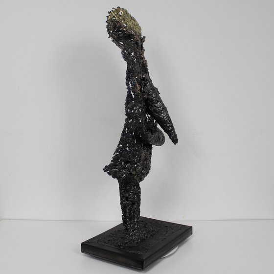 Metal Face Sculpture “Le Blond”
