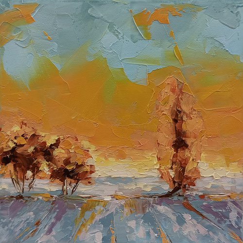 Small abstract landscape by Marinko Šaric