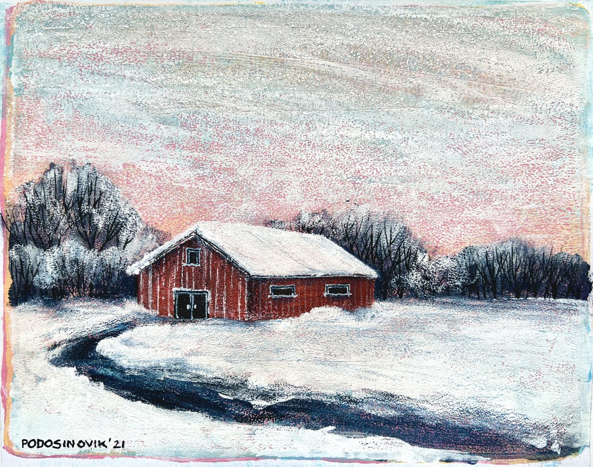 Winter countryside view #1 by Sasha Podosinovik