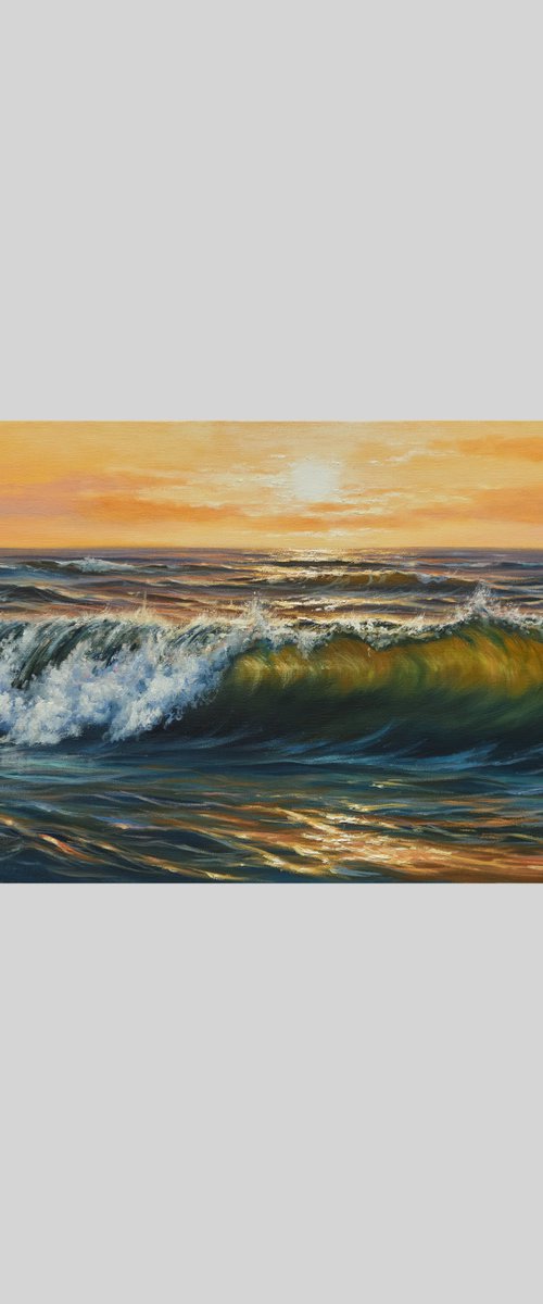 amber waves by Jevgenijus Litvinas