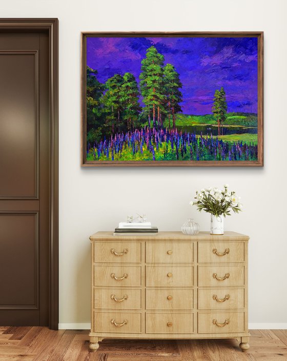 Flowers near the Forest