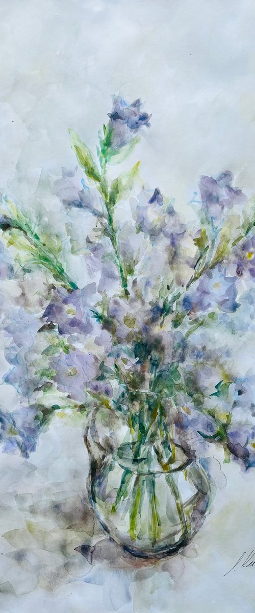 Bells 50x65 cm 2025 by Elena Klyan