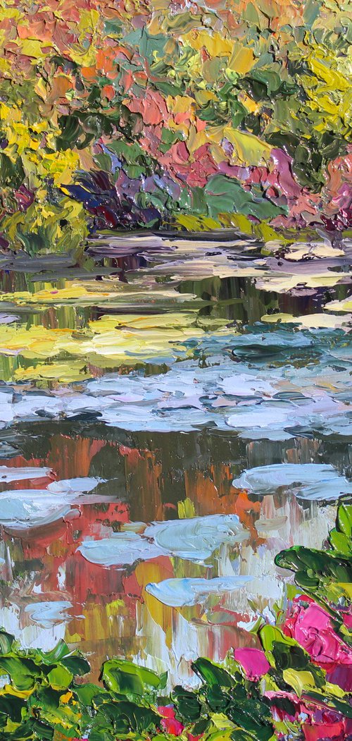 The Garden Pond by Kristen Olson Stone