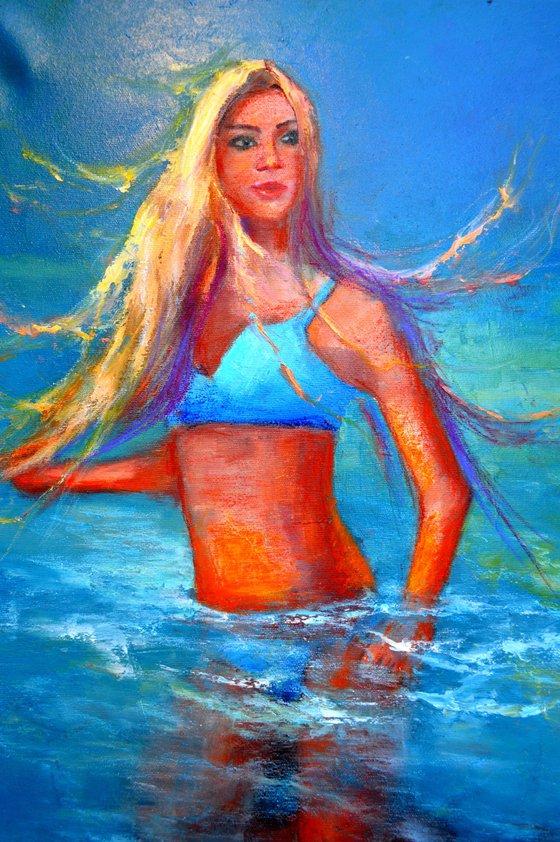 Gold & Azure: The Sea Breath