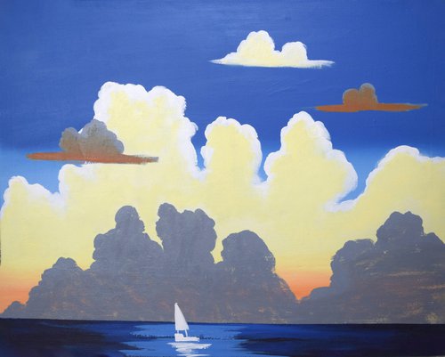 Sailing on the Ocean Blue by Stuart Wright