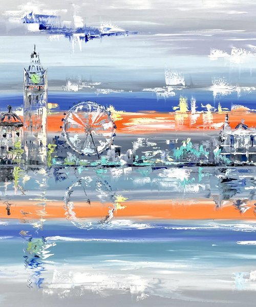 London abstract by Tanya Stefanovich