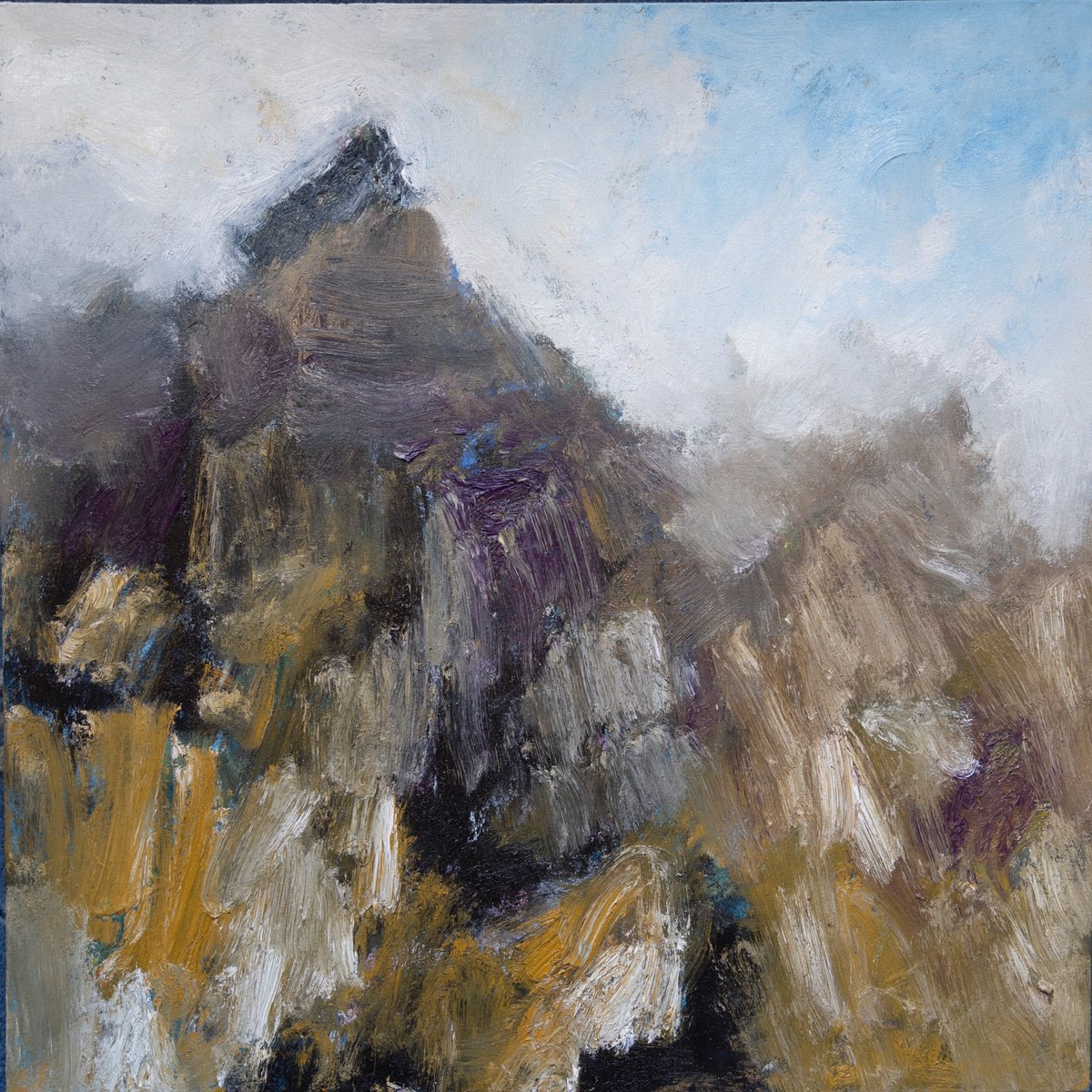 Mountain 7 By Elizabeth Anne Fox, 24 X 24, Artwork For Sale On Artfinder