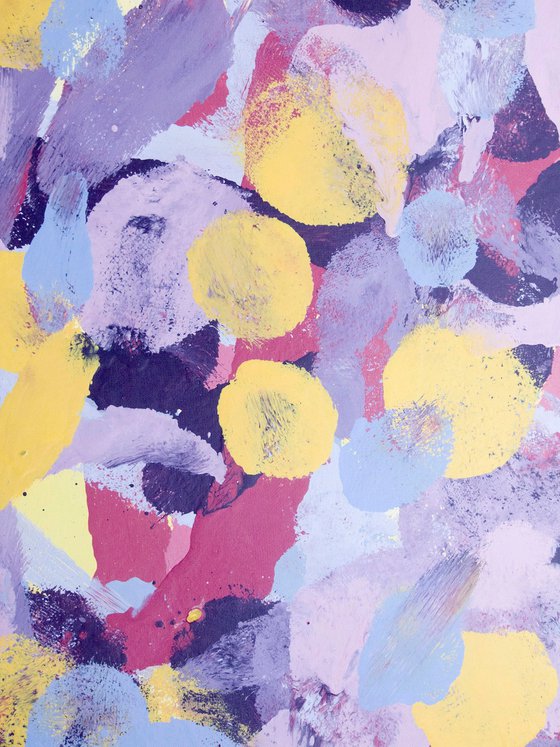 Spotty Pop Painting - 110 x 80 cm - 04