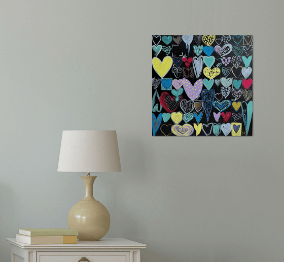 ABSTRACT SAINT HEARTS