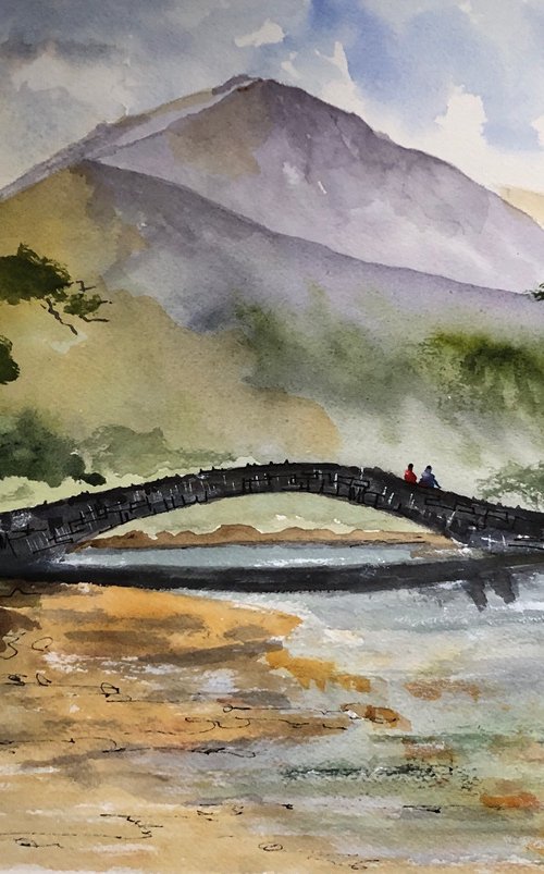 Packhorse Bridge,Lake District by Brian Tucker