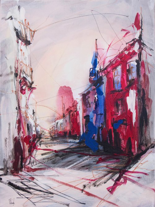 Canary streets. Tenerife, Red and blue by Volha Belevets
